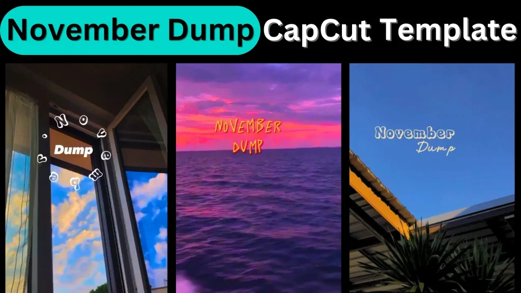 November Dump CapCut Template